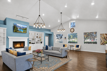 Harmony garden apartments resident clubhouse for social connection